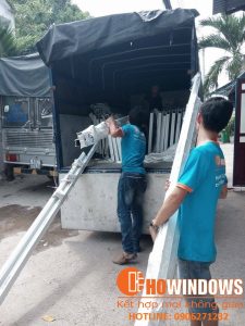 hình ảnh làm cửa nhôm xingfa quận 3
